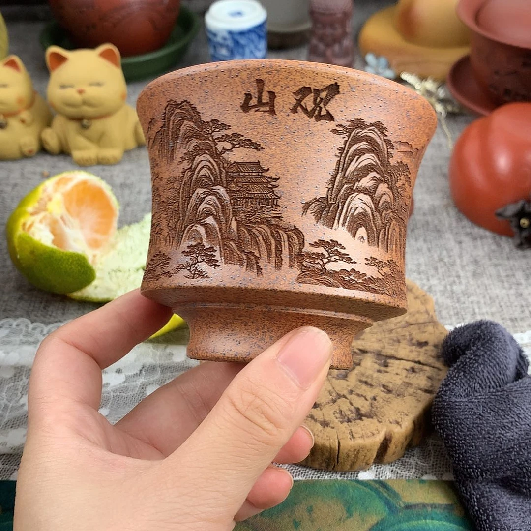 茶杯紫砂高端主人杯