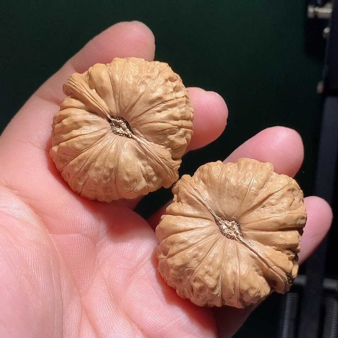文玩核桃把件43南瓜墩