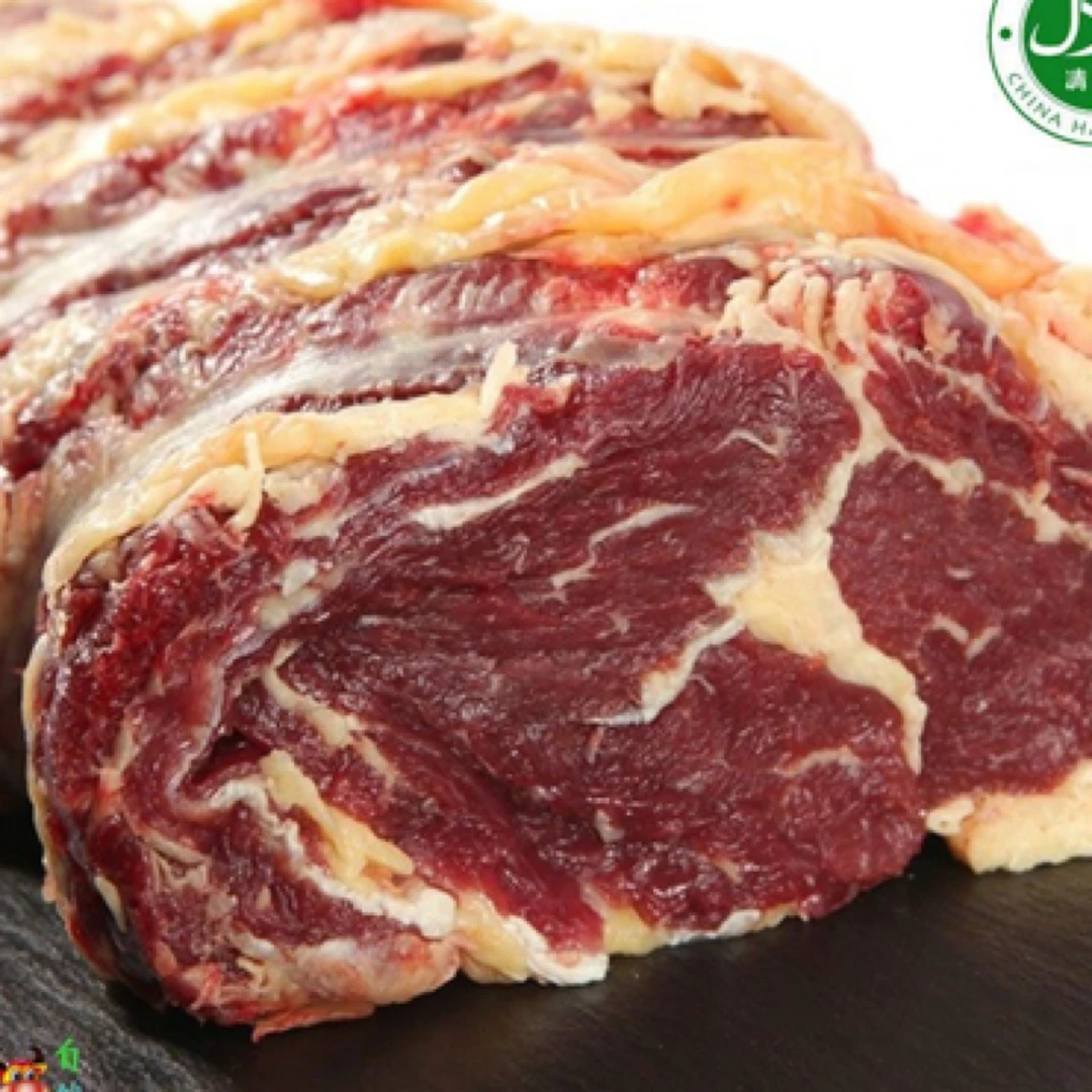 鲜吊龙牛肉（又叫牛上脑和眼肉）一斤（可涮，可烤，可煎，可炒）