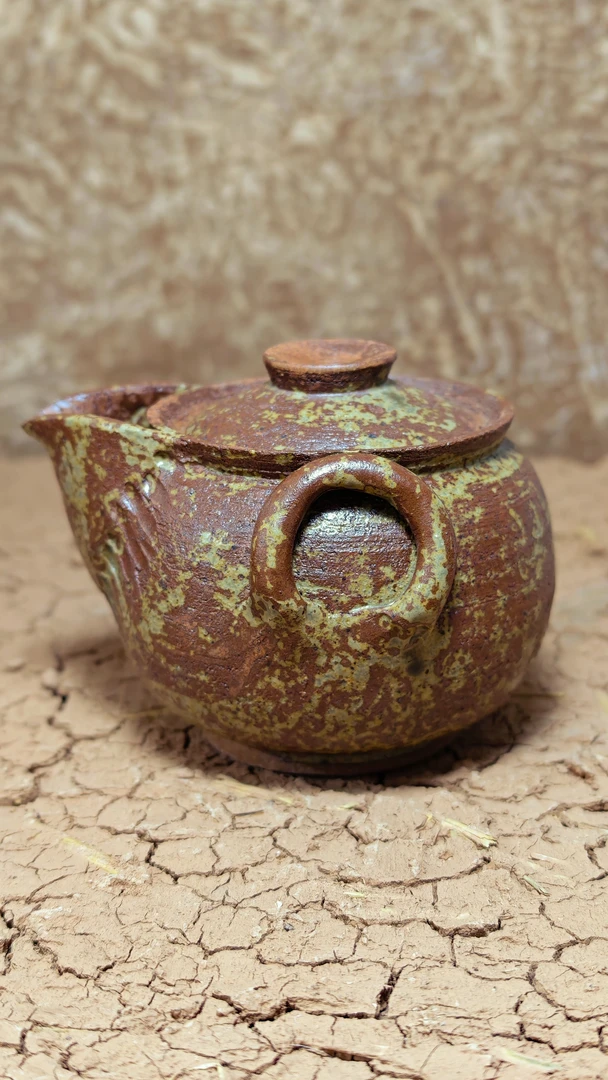 关中李疯子工作室纯手作  土狼青 宝瓶壶