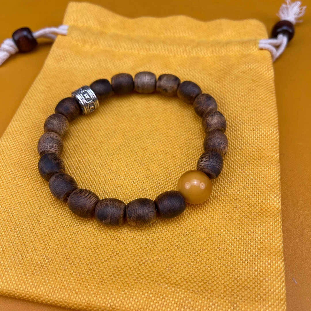 沉香沉香1257沉香黄龙玉手串10mm无礼盒多样性发其一