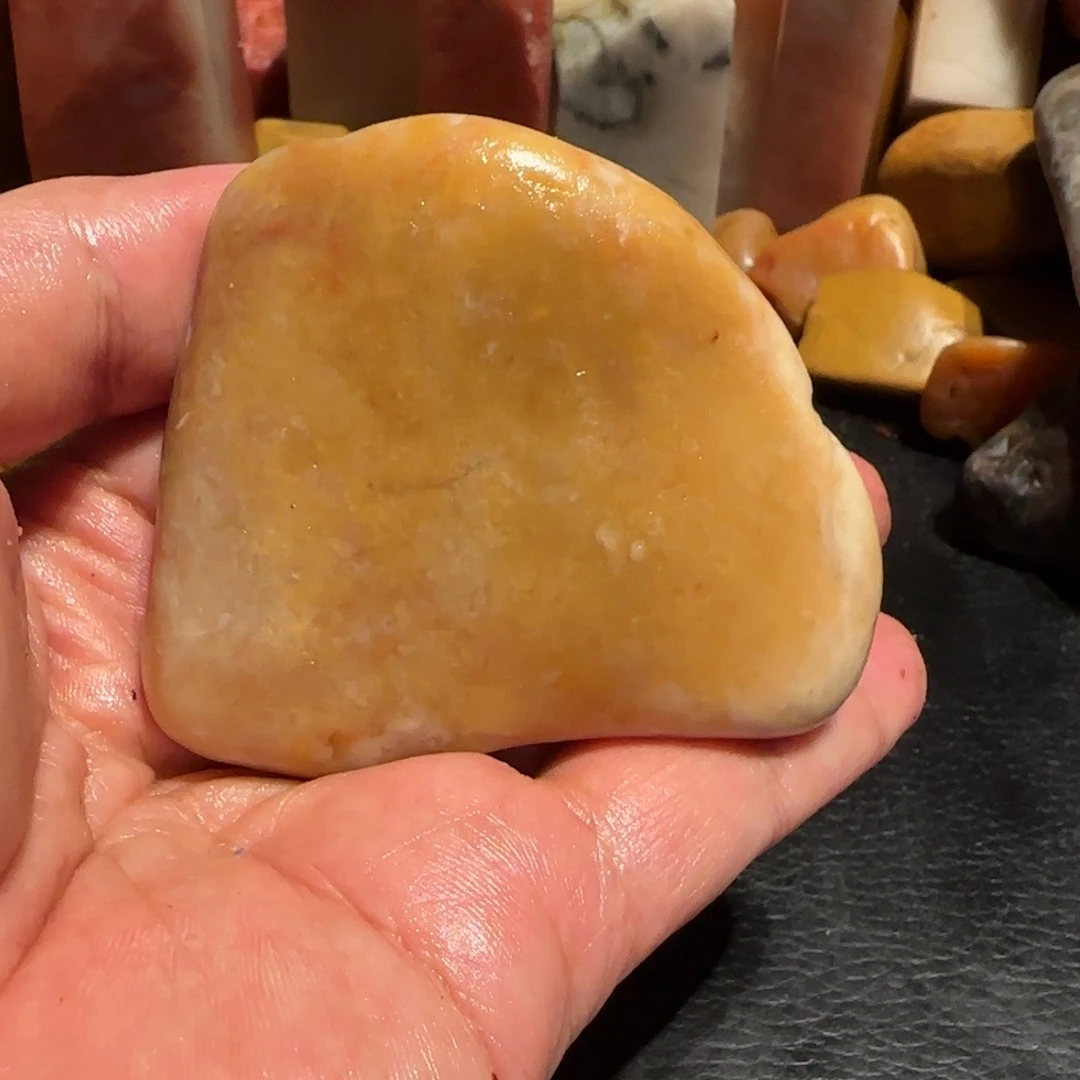老挝石田黄原石，