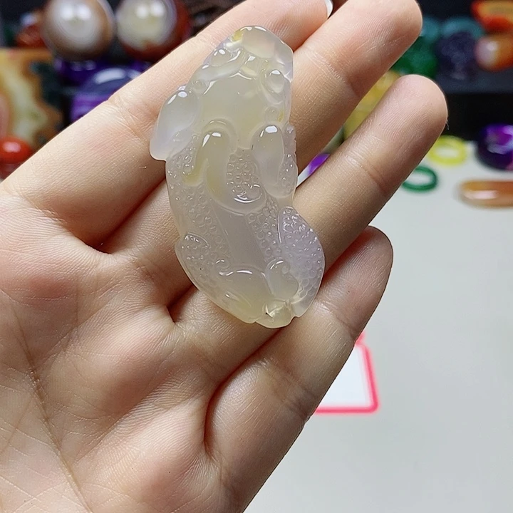 玛瑙/玉髓吊坠(不含链)未镶嵌随**安