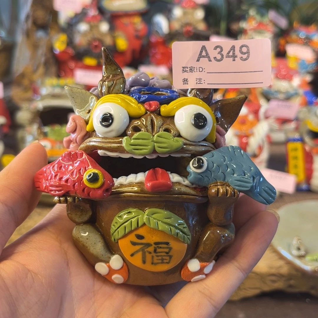 泥塑纯手工茶宠摆件