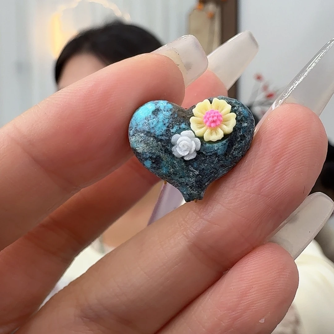 绿松石未镶嵌挂件