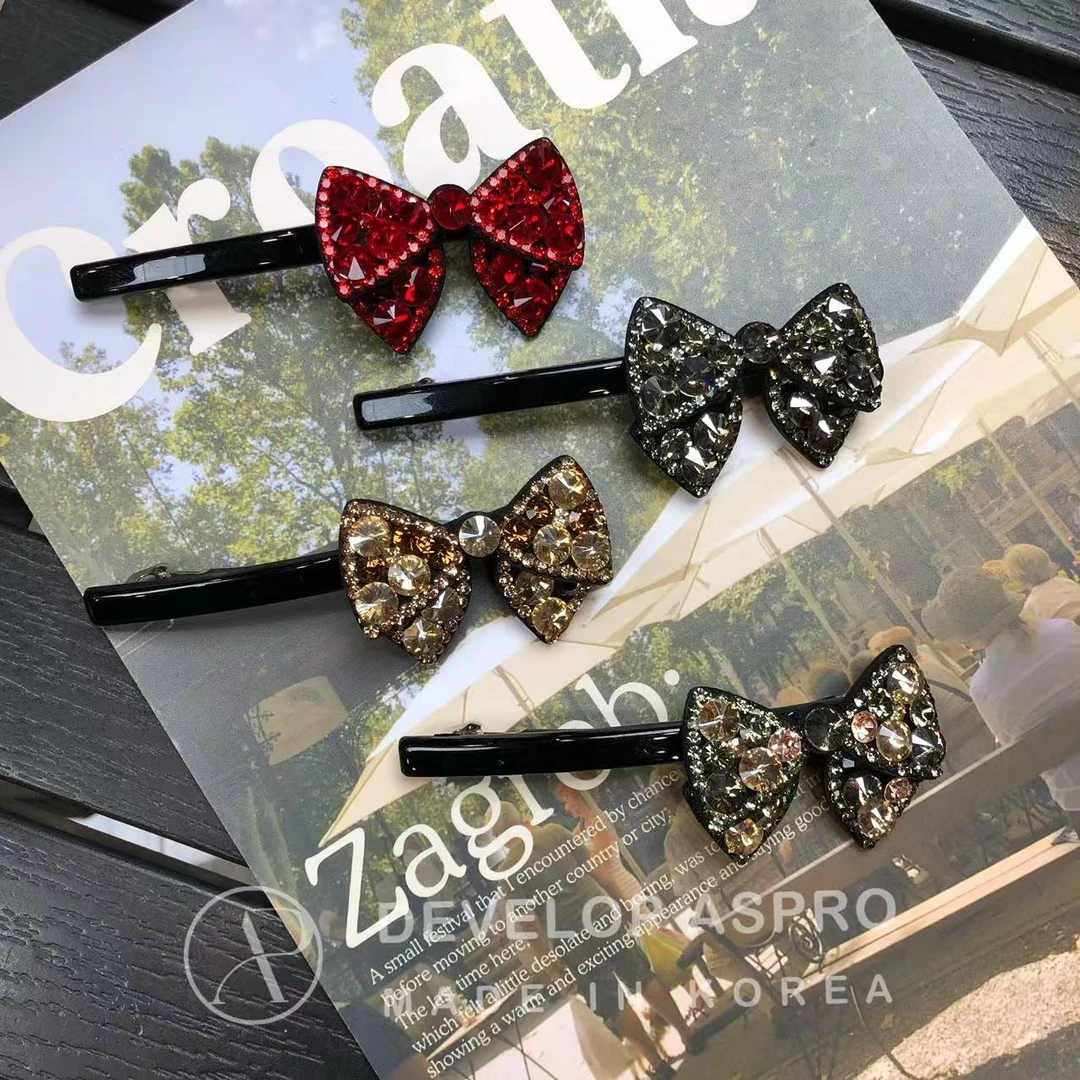 【现货】韩国新款上新发夹正品爆款减龄洋气弹簧夹B2-9-XP135