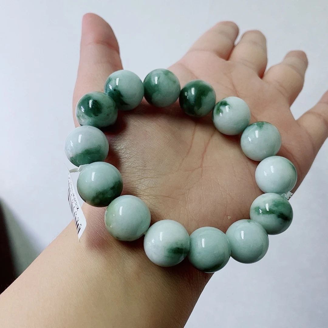 未镶嵌定制翡翠珠串