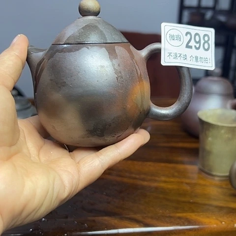 戬谷龙窑柴烧茶壶298