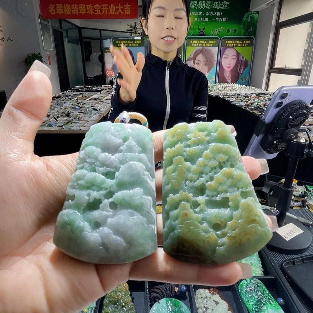 颈饰未镶嵌翡翠多样性随机发货