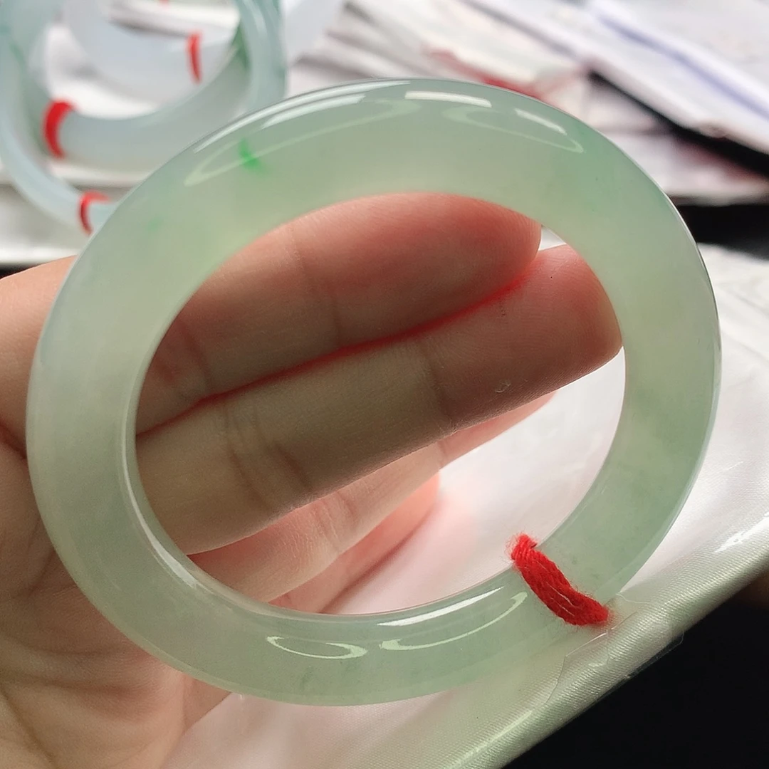 翡翠未镶嵌手镯缅甸50.51