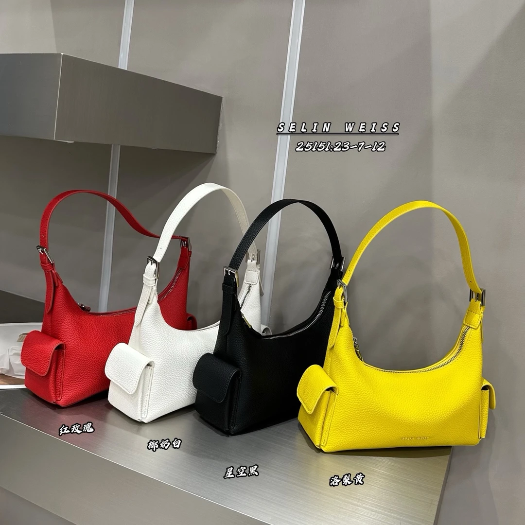 【编织系列】selinweiss-新款手工编织包老钱风斜挎包25151