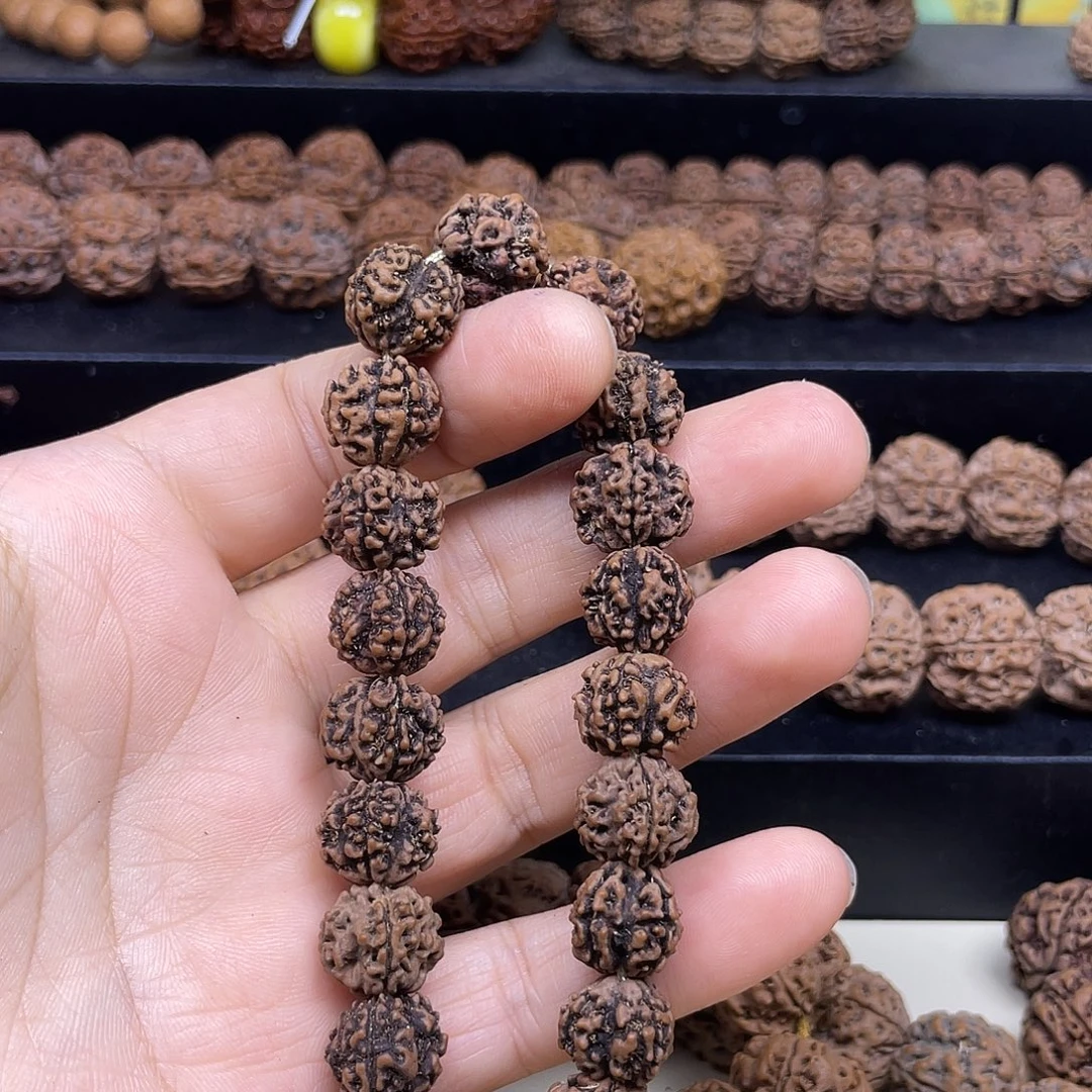 方***圆金刚菩提手串14mm方樽四瓣