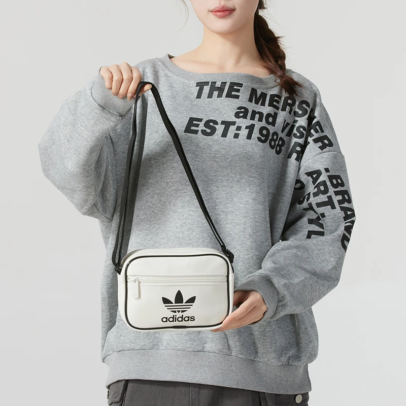 adidas阿迪达斯单肩包男包女包2025新款潮流休闲包手领包JI9445