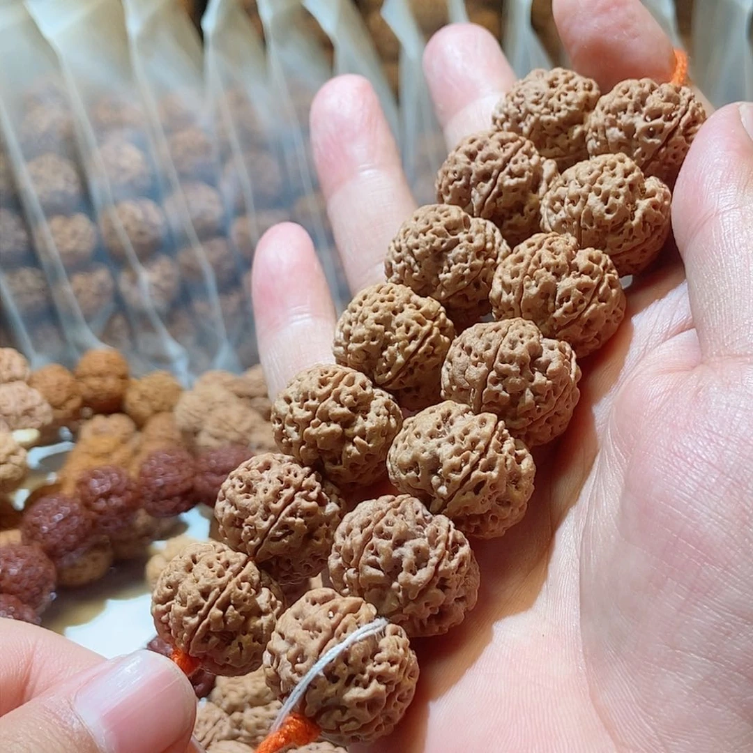 吊坠金刚菩提私人订制平头深沟双龙22mm