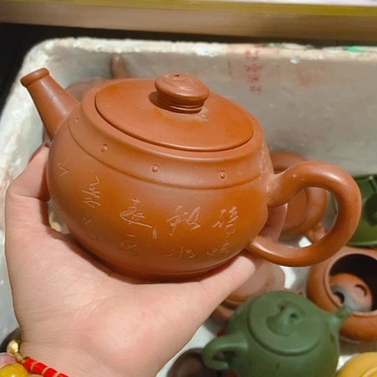 全手工，半手工制作宜兴紫砂壶