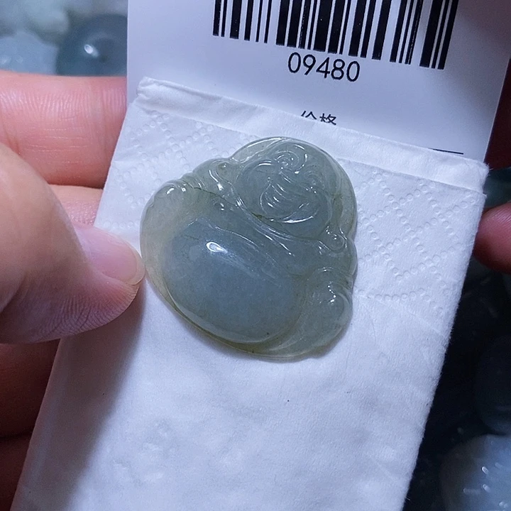 翡翠未镶嵌颈饰天光墟翡翠市场现金代购