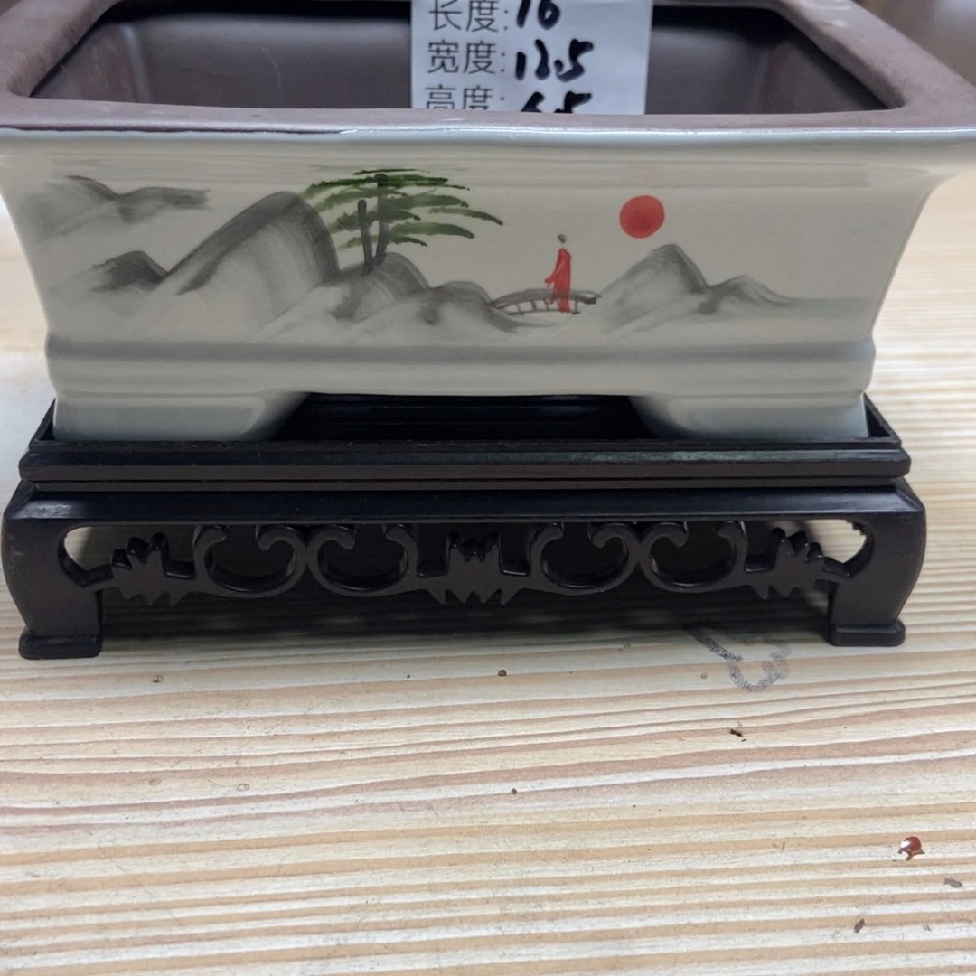 瓷片陶瓷花盆陶瓷艺术
