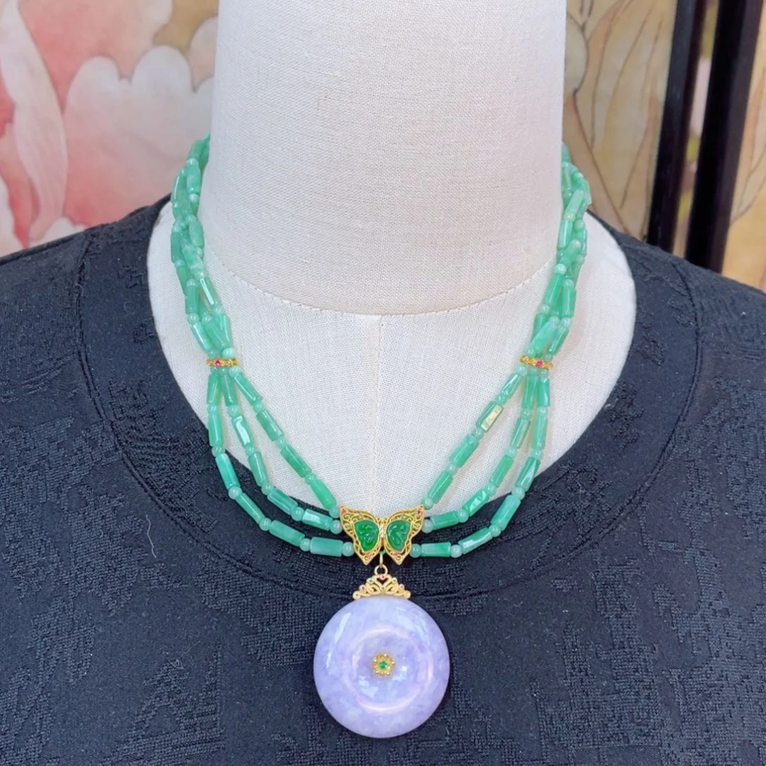 翡翠颈饰合金48小时鉴赏期