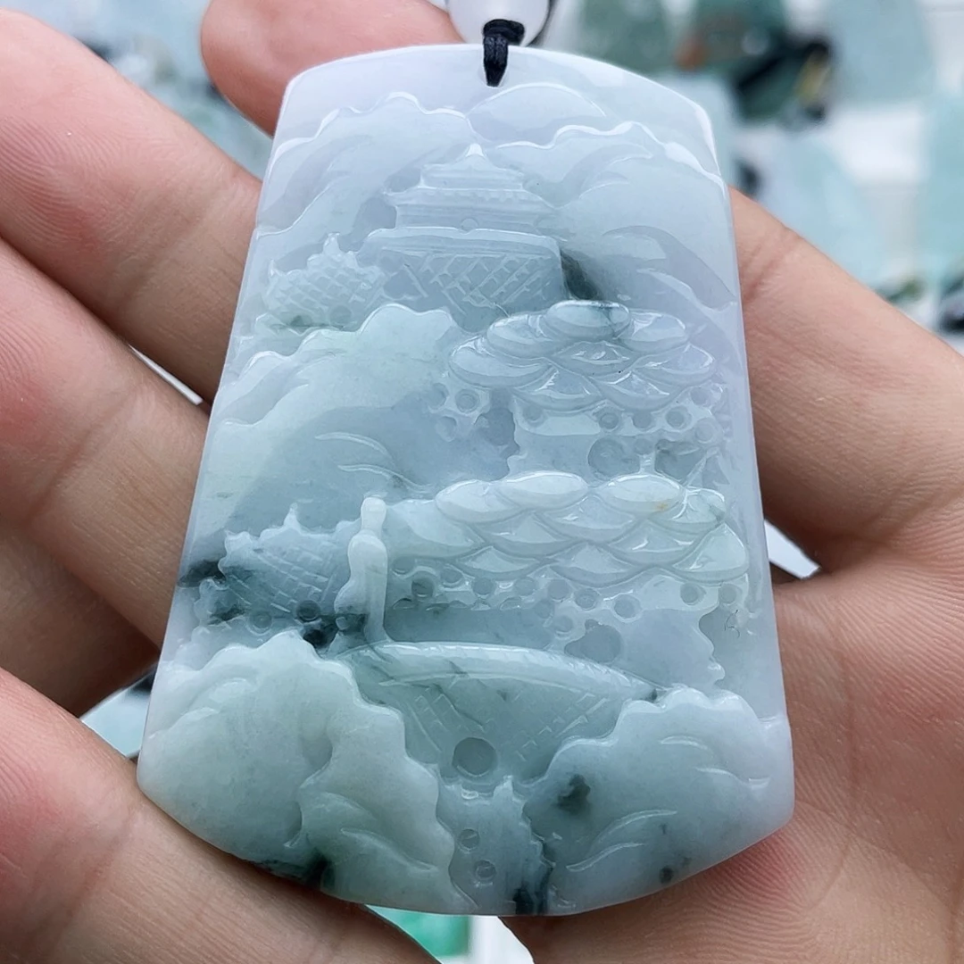 颈饰未镶嵌翡翠翡翠