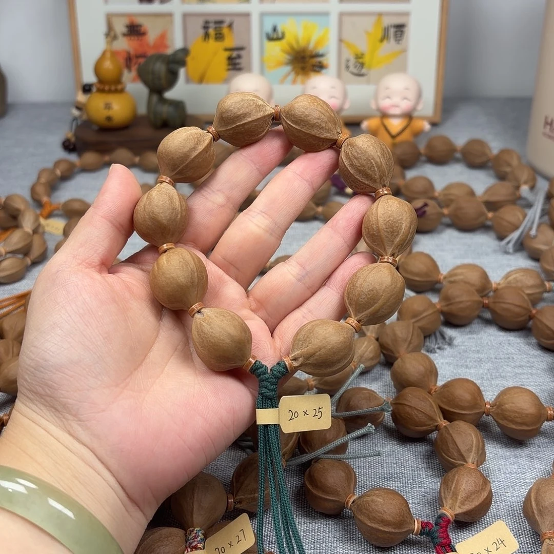 他***爷橄榄核手串梅林铁核20.25橄榄核