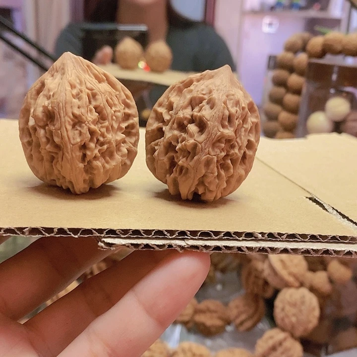 【闪购商品】文玩核桃把件38.5鸡心