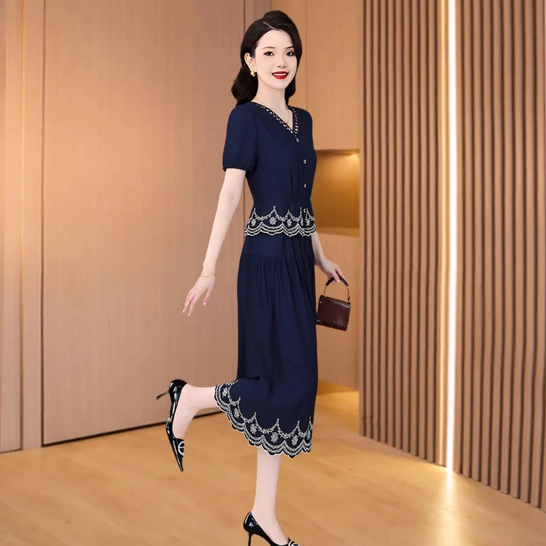 两件套装连衣裙子女夏季爆款品牌高级感巨好看小众广州十三行高端