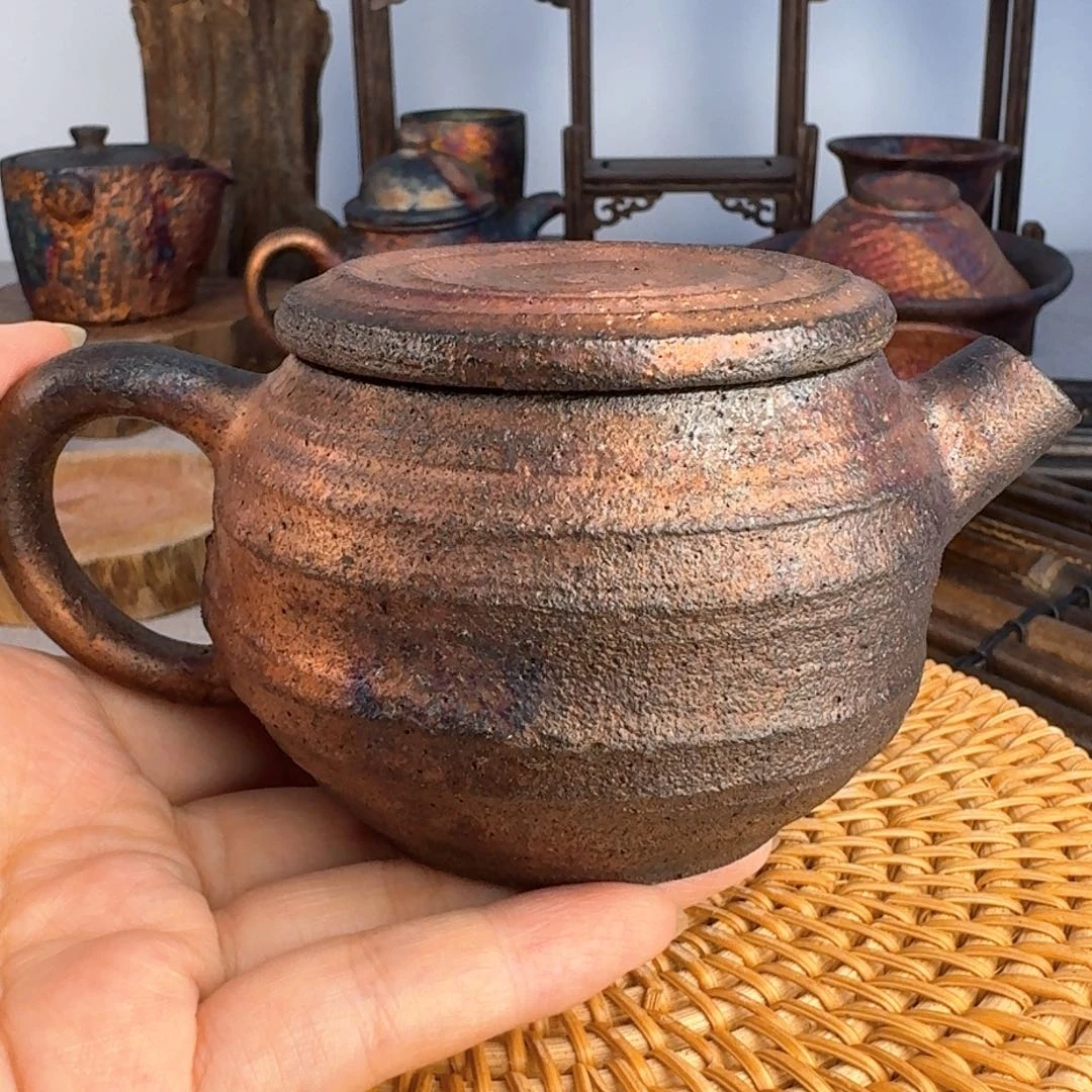 荥经黑砂炸福利泡茶壶22