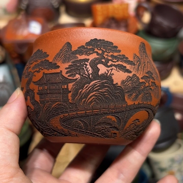 茶杯紫砂宜兴紫砂主人杯