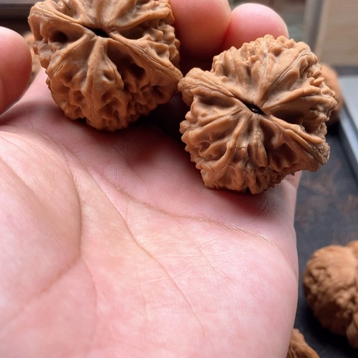宝***爸文玩核桃把件大沽石点修