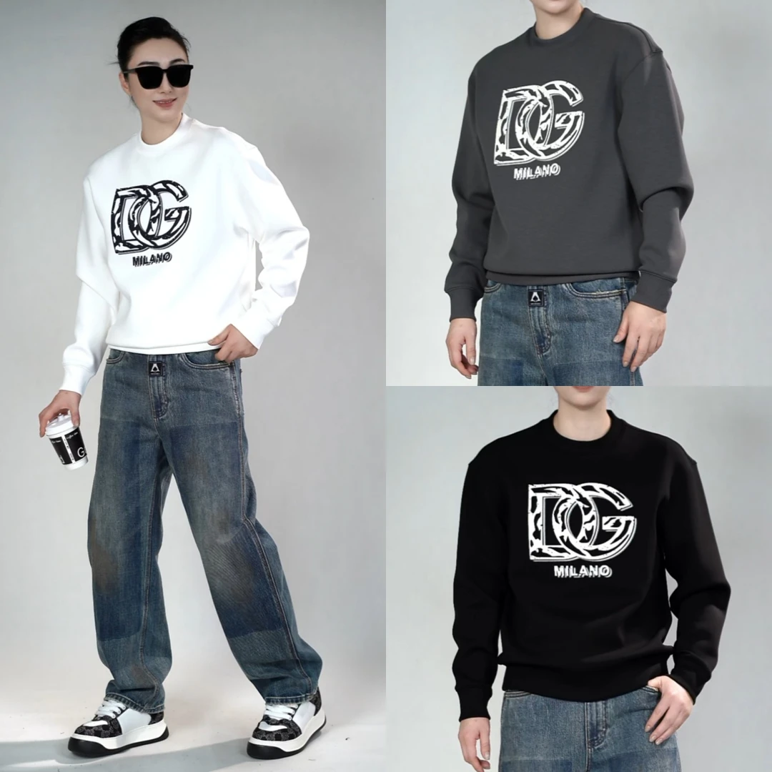 DG迪噶雅男士简约时尚卫衣K309秋季款男装时尚休闲简约款潮流卫衣