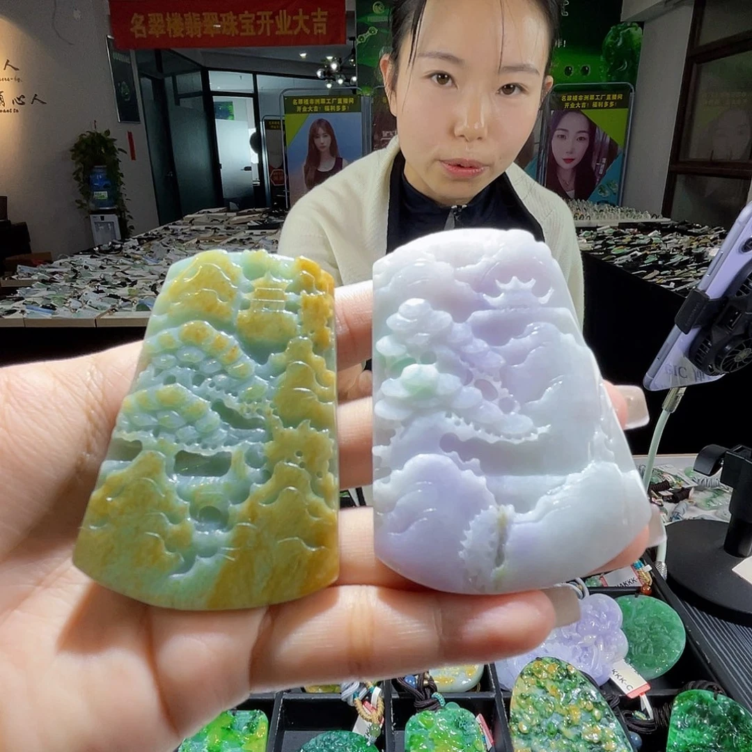 颈饰未镶嵌翡翠多样性随机发货