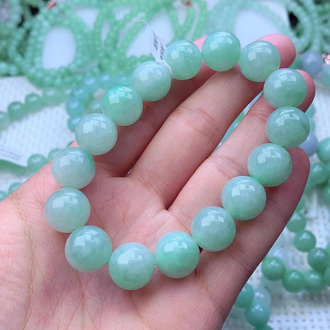 翡翠未镶嵌毛衣链