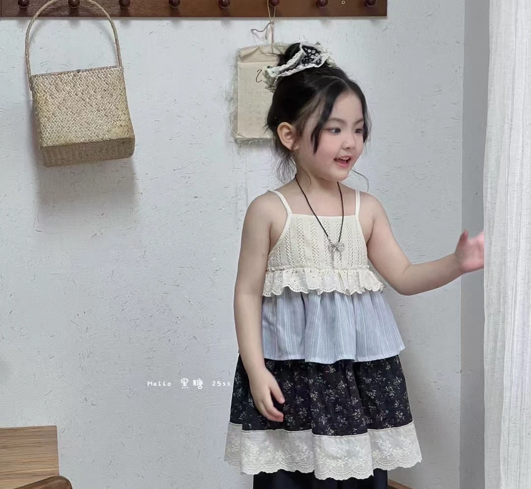 幼恩家夏季新款韩版吊带裙YNX-69