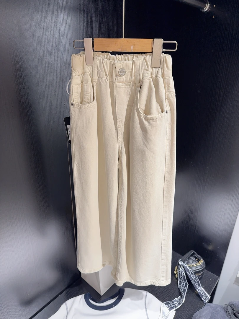 花花家7090男童女童夏季垂感休闲裤