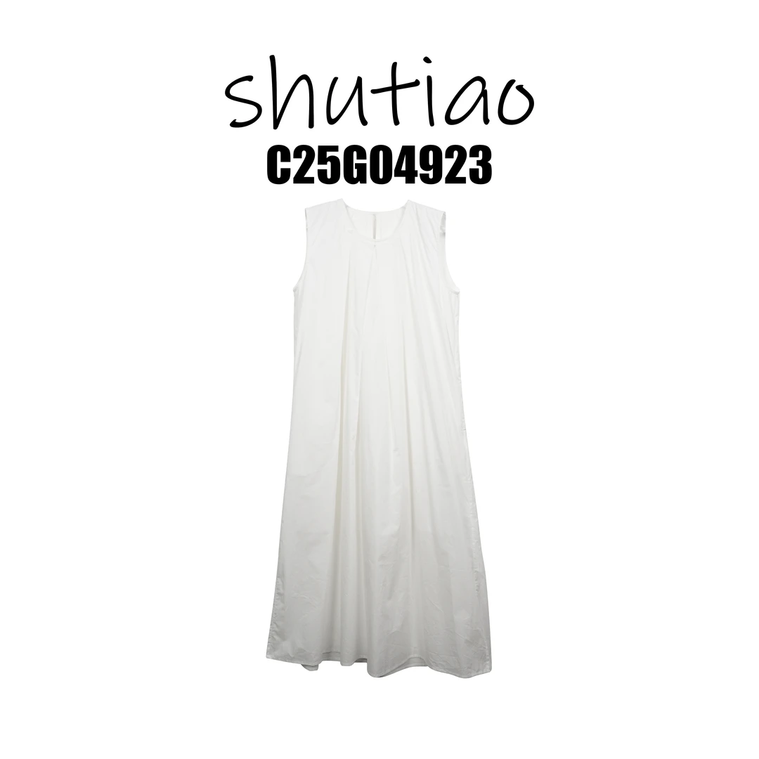 【SHUTIAO】2025夏季：新款小众设计款连衣裙C25G04923