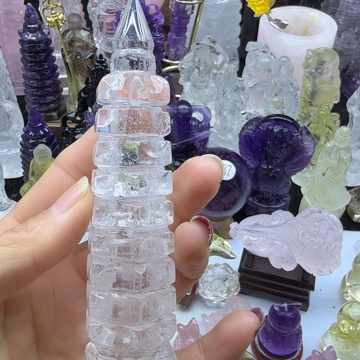 未镶嵌水晶珠宝半成品