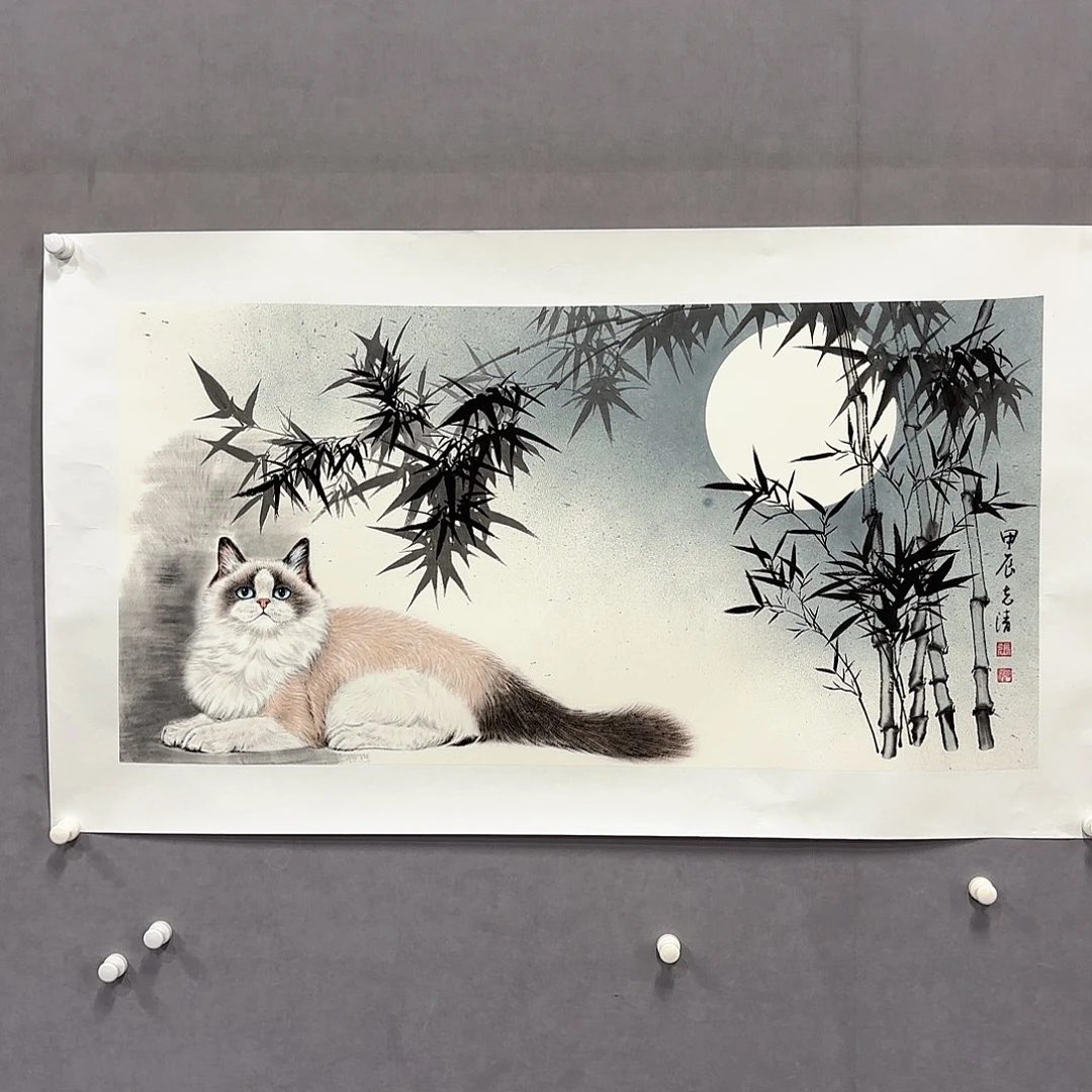 国画国画纯手绘作品请放心去藏
