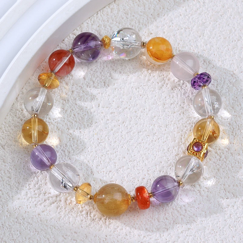 【高配人生】水晶手串18（天然珠宝多样性发其一）