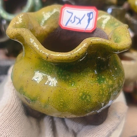 粗陶花盆手工花盆制作