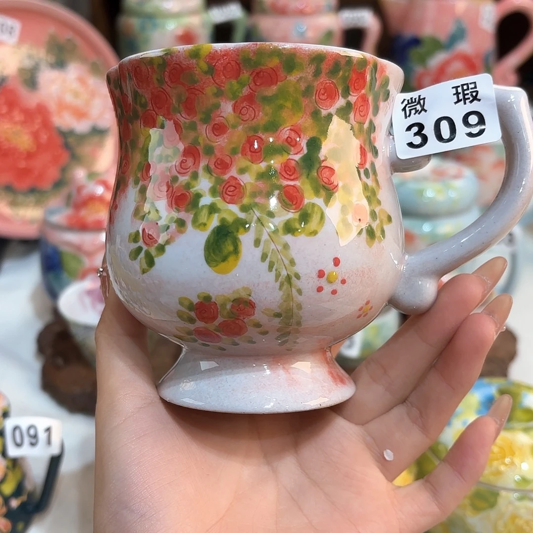 景德镇手绘高温釉下彩陶瓷茶具