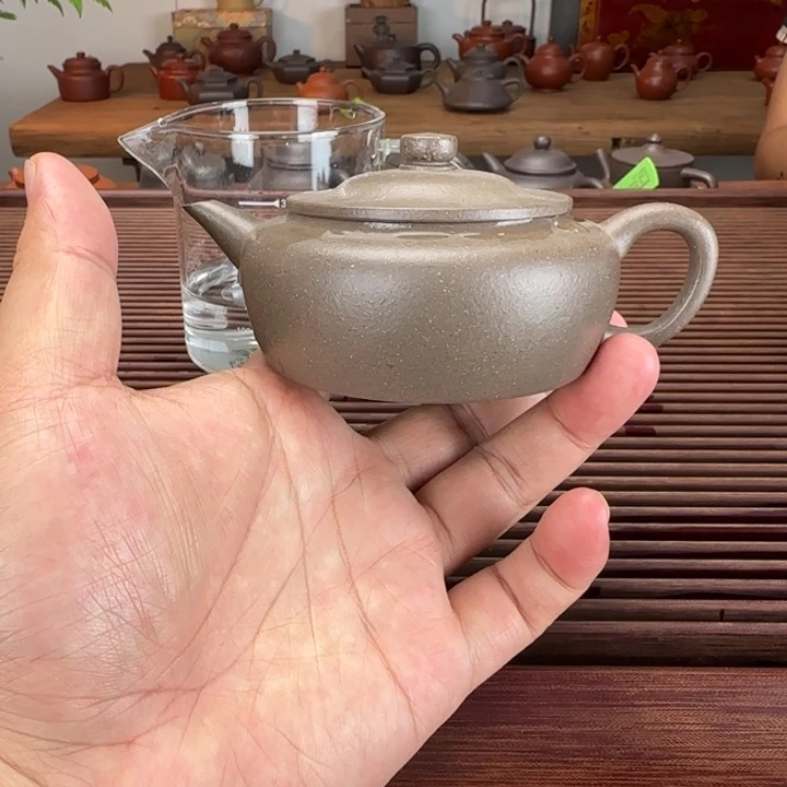 紫砂茶壶青段微瑕