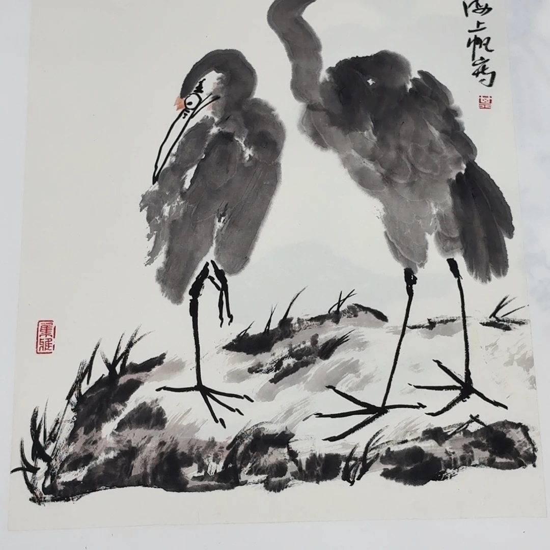 国画四尺四开花鸟