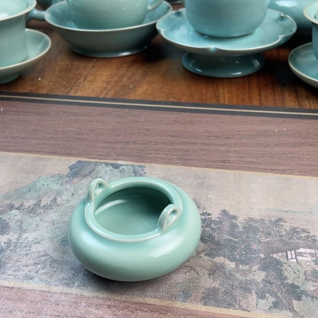 摆件原产地原矿汝瓷～茶器