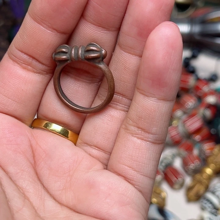 铜星月菩提吊坠项链