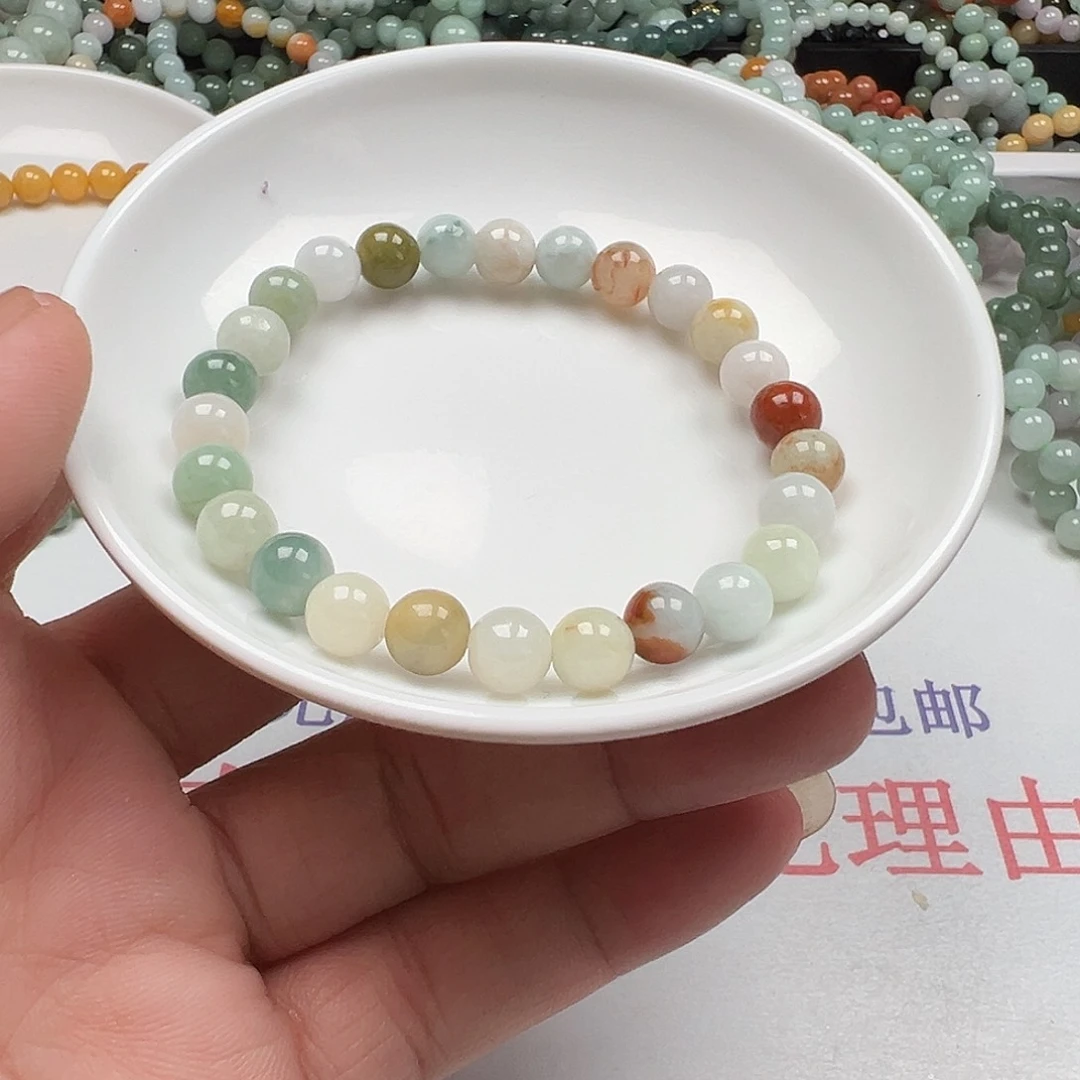 翡翠手链未镶嵌盛***y货主老华货主老华