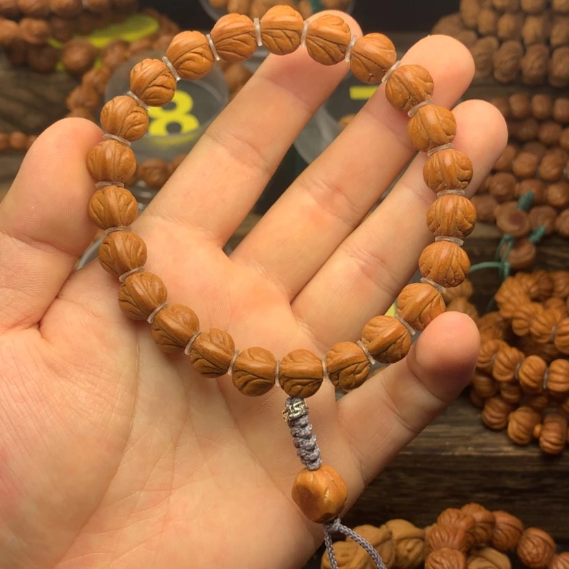 【闪购商品】桃核吊坠C*ₕ12小龙纹 龙纹桃核