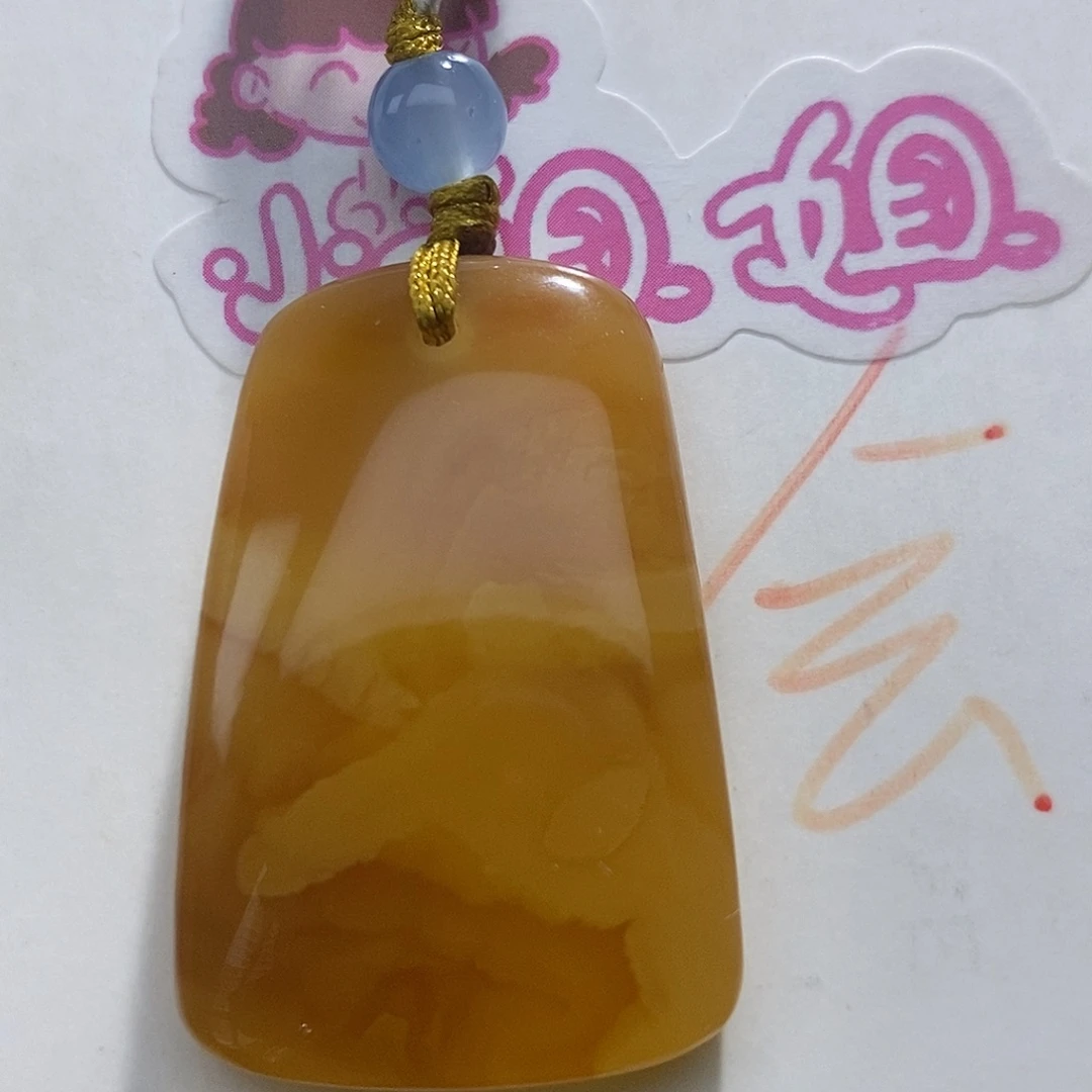 定制琥珀未镶嵌蜜蜡吊坠