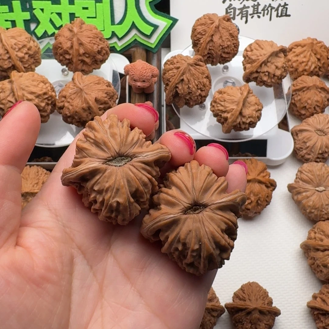 吊坠文玩核桃41全品山地四座楼