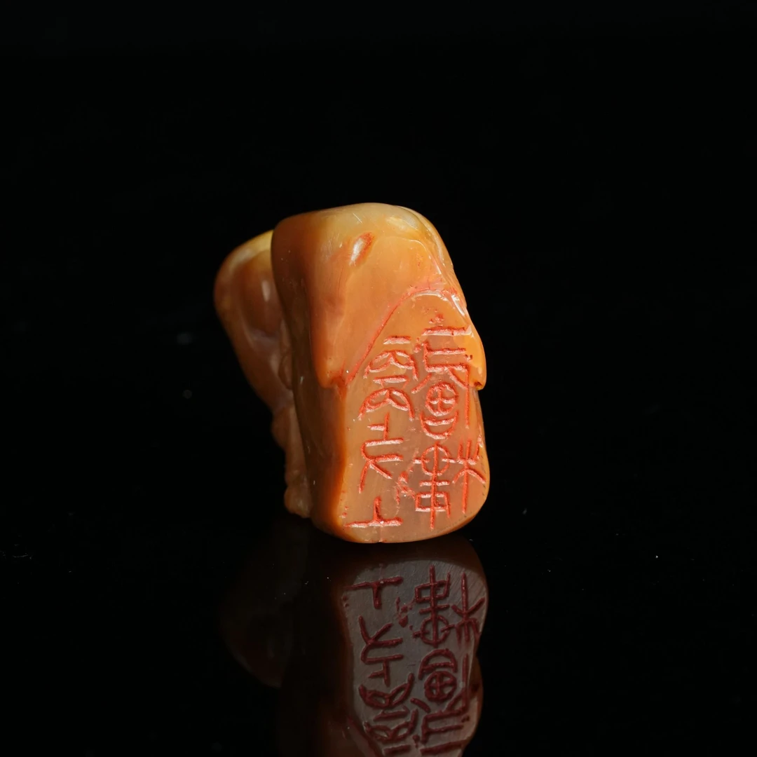 DY-B9919寿山石 “更上一层楼”印章 40*20*44mm53.94g