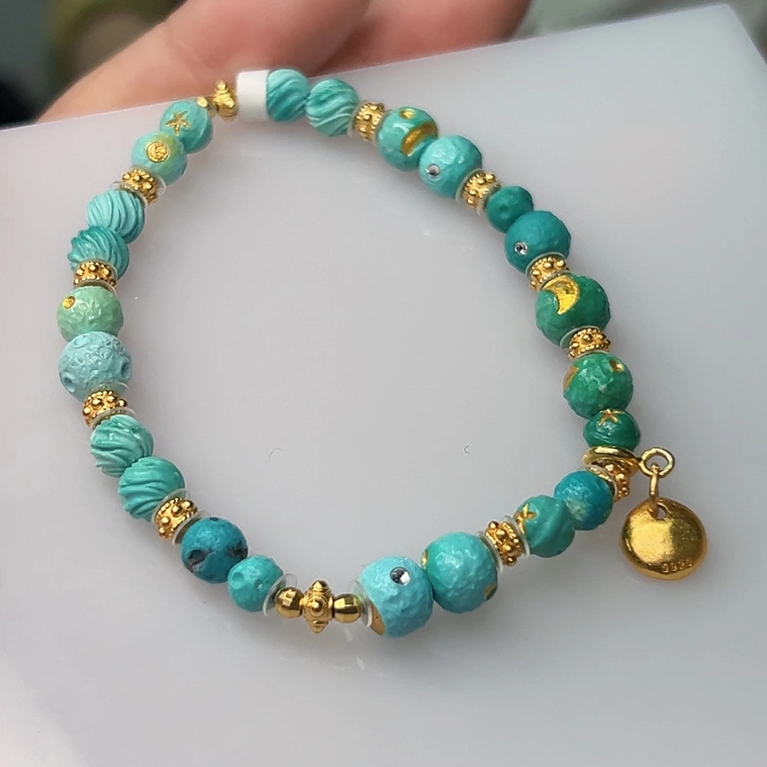 未镶嵌绿松石珠宝奇石